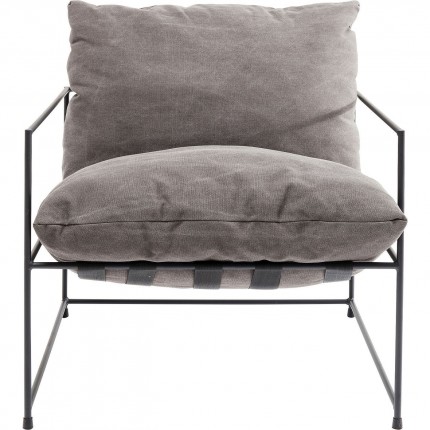 Fauteuil Cornwall gris Kare Design