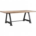 Table Bois Massif Railway 210x100 Kare Design