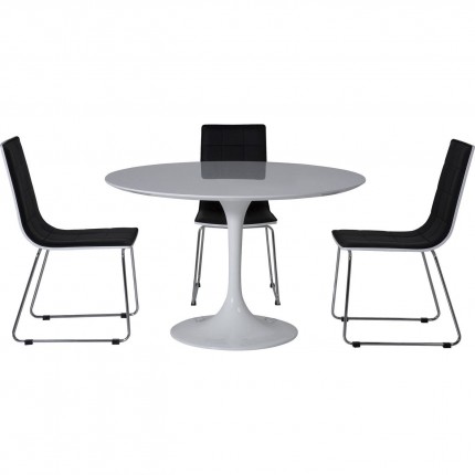 Table Invitation 120cm blanche Kare Design