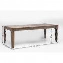 Table Duld Range 220x100 cm Kare Design