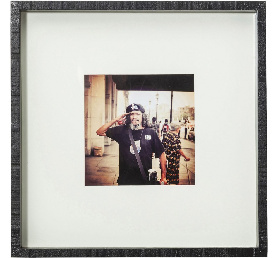 Tableau Frame Cuba Guerilla 40x40cm Kare Design