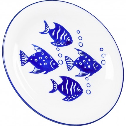Assiettes Aquarium 22cm set de 4 Kare Design