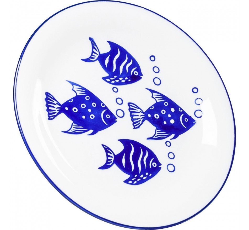 Assiettes Aquarium 22cm set de 4 Kare Design