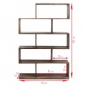 Etagère Authentico Zick Zack 150x100 cm Kare Design