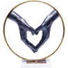 Deco Object Elements Heart Hand Kare Design