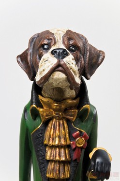 Horloge à poser Gentlemen chien 138cm Kare Design