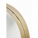 Miroir Curve rond laiton 60cm Kare Design