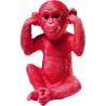 Tirelire Monkey Kikazaru rouge Kare Design