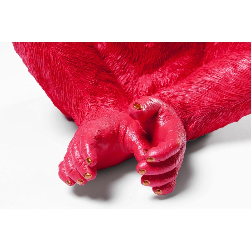 Tirelire Monkey Kikazaru rouge Kare Design