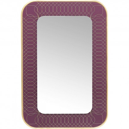 Miroir Revival violet 90x60cm Kare Design