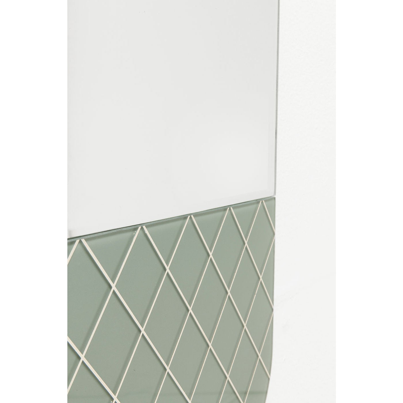 Miroir Café Society vert 70x35cm Kare Design