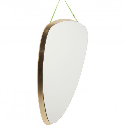 Miroir Jetset triangulaire 83x56cm doré Kare Design