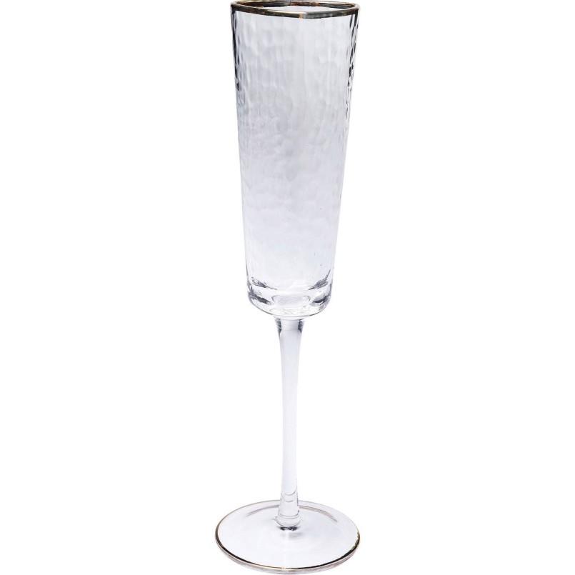 Flûtes à champagne Hommage set de 6 Kare Design