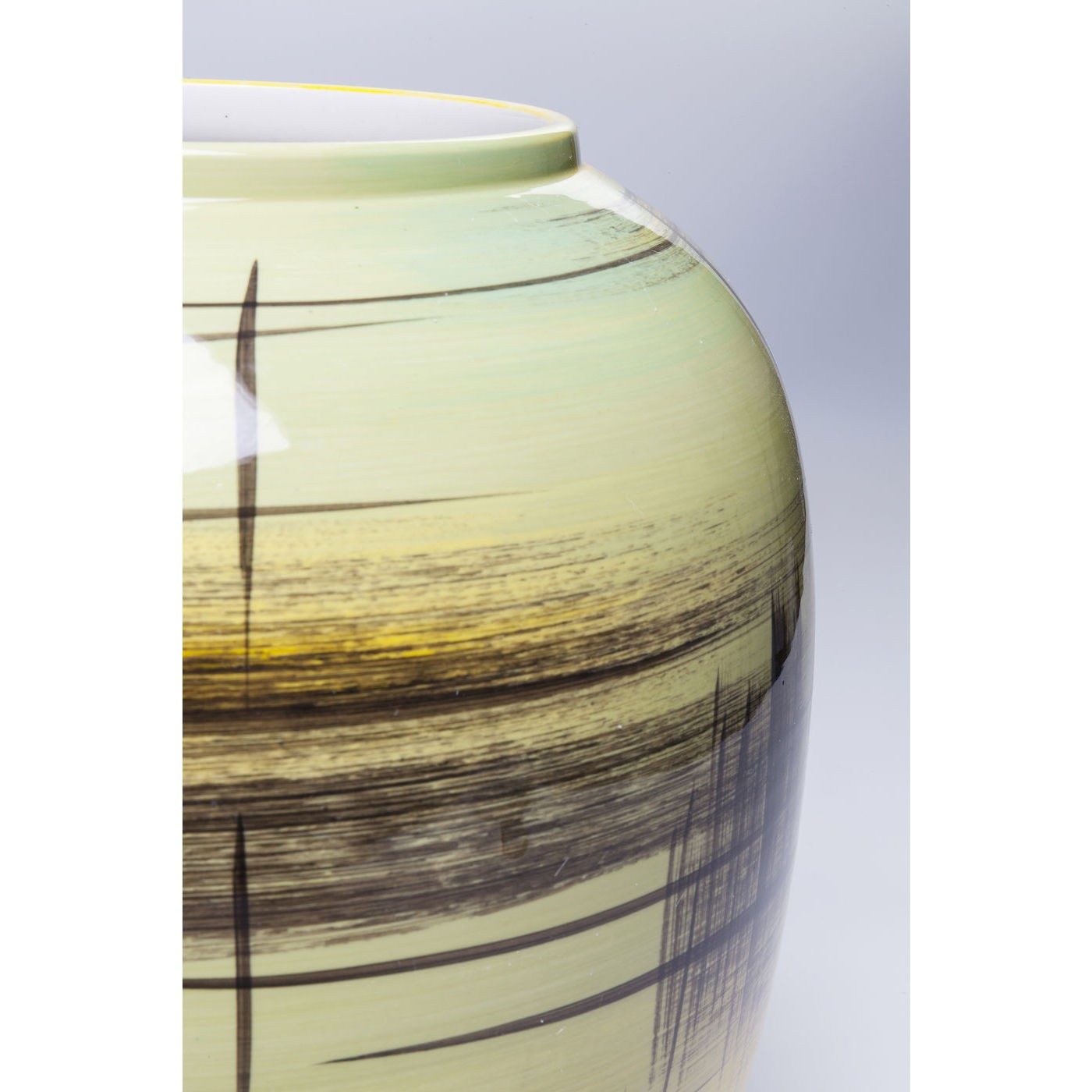 Vase Arte Colore jaune 31cm Kare Design