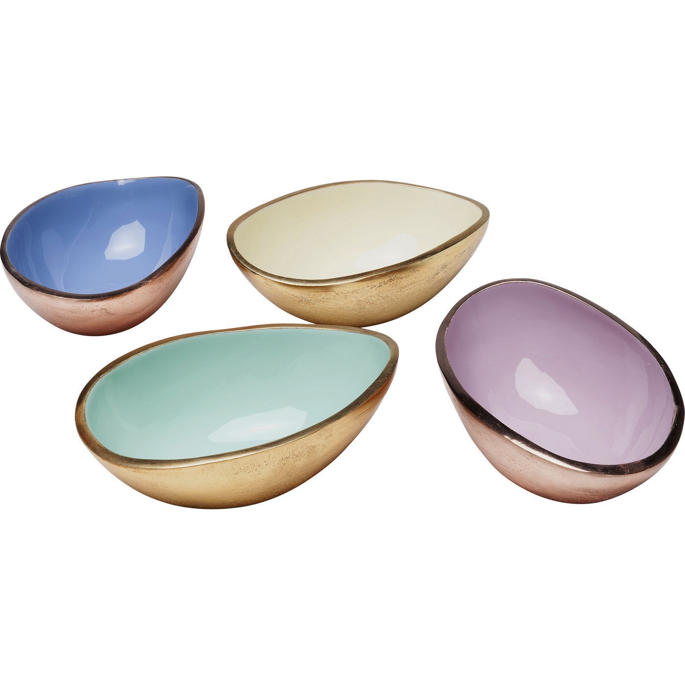 Coupe Olala cuivre et violet 10cm Kare Design