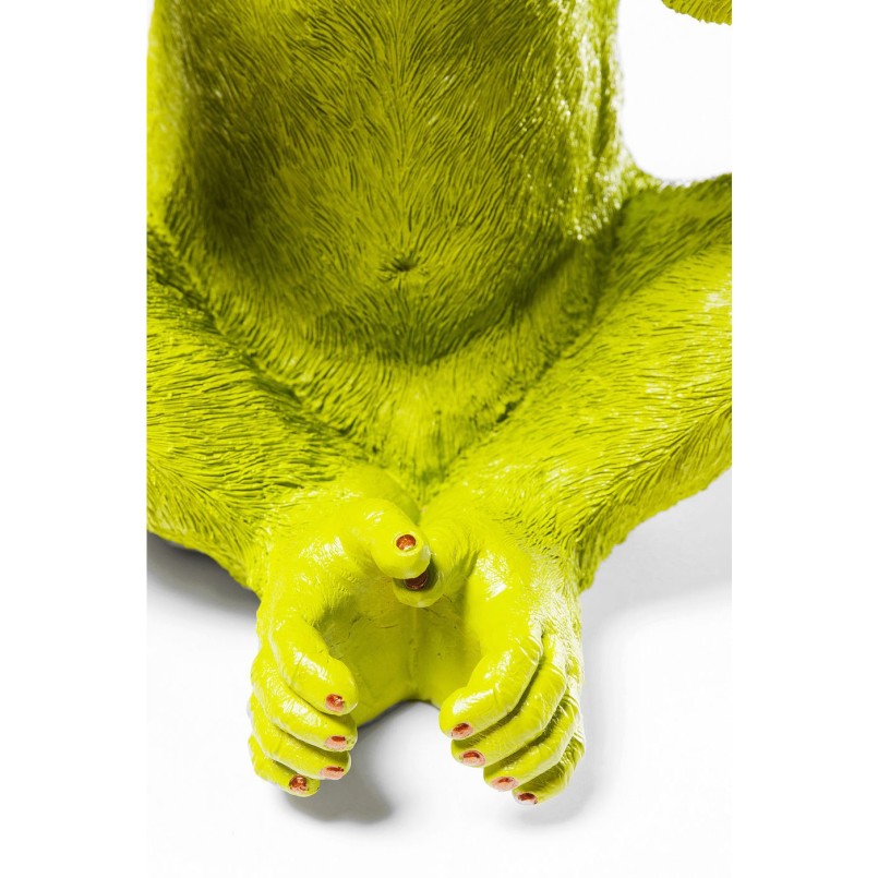 Tirelire Singe Iwazaru vert Kare Design