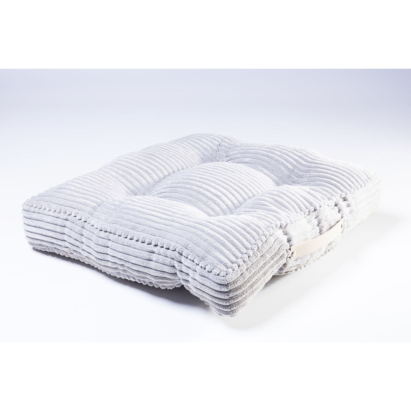 Coussin de sol Cord Handle gris 45x45cm Kare Design