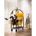 Fauteuil Vegas Forever jaune Kare Design