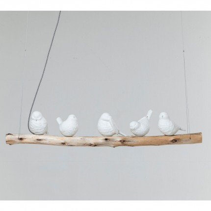 Suspension Dining oiseaux porcelaine Kare Design