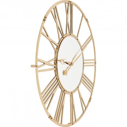 Horloge murale Giant dorée 120cm Kare Design