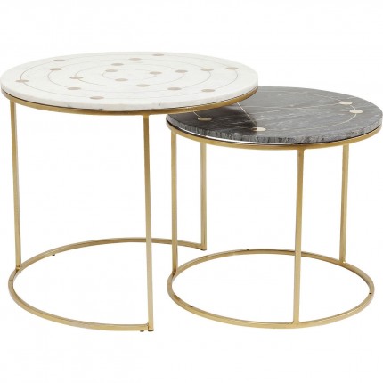 Tables d'appoint Mystic set de 2 Kare Design