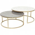 Tables d'appoint Mystic rond set de 2 Kare Design