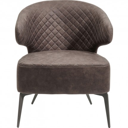 Fauteuil Amsterdam gris Kare Design