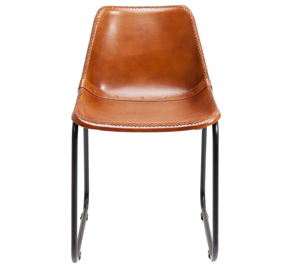 Chaise Vintage cuir marron Kare Design Chaise Vintage cuir marron Kare Design