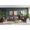 Canapé Proud 3 places velours gris Kare Design