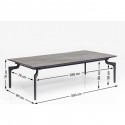 Table Bug 300x90cm Kare Design