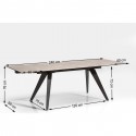 Table à rallonges Amsterdam 160x90cm Kare Design