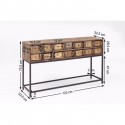 Console Bastidon 125cm Kare Design