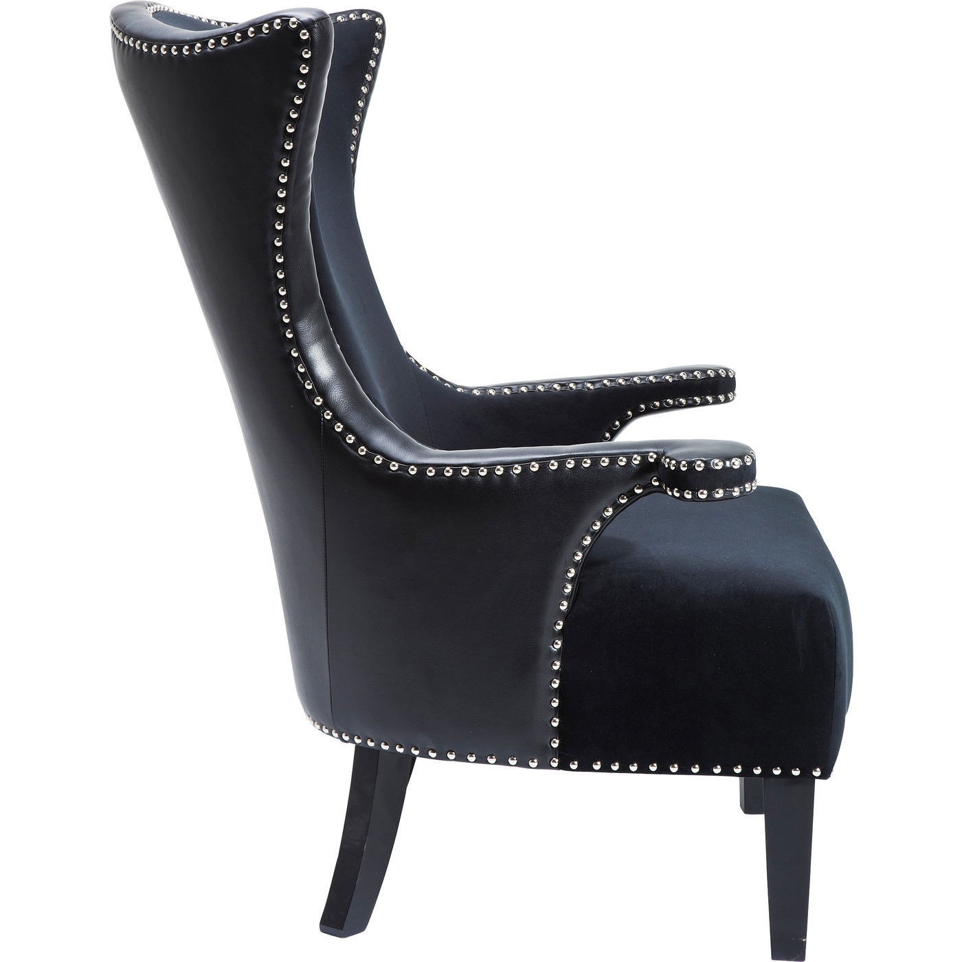 Fauteuil Rivet noir Kare Design