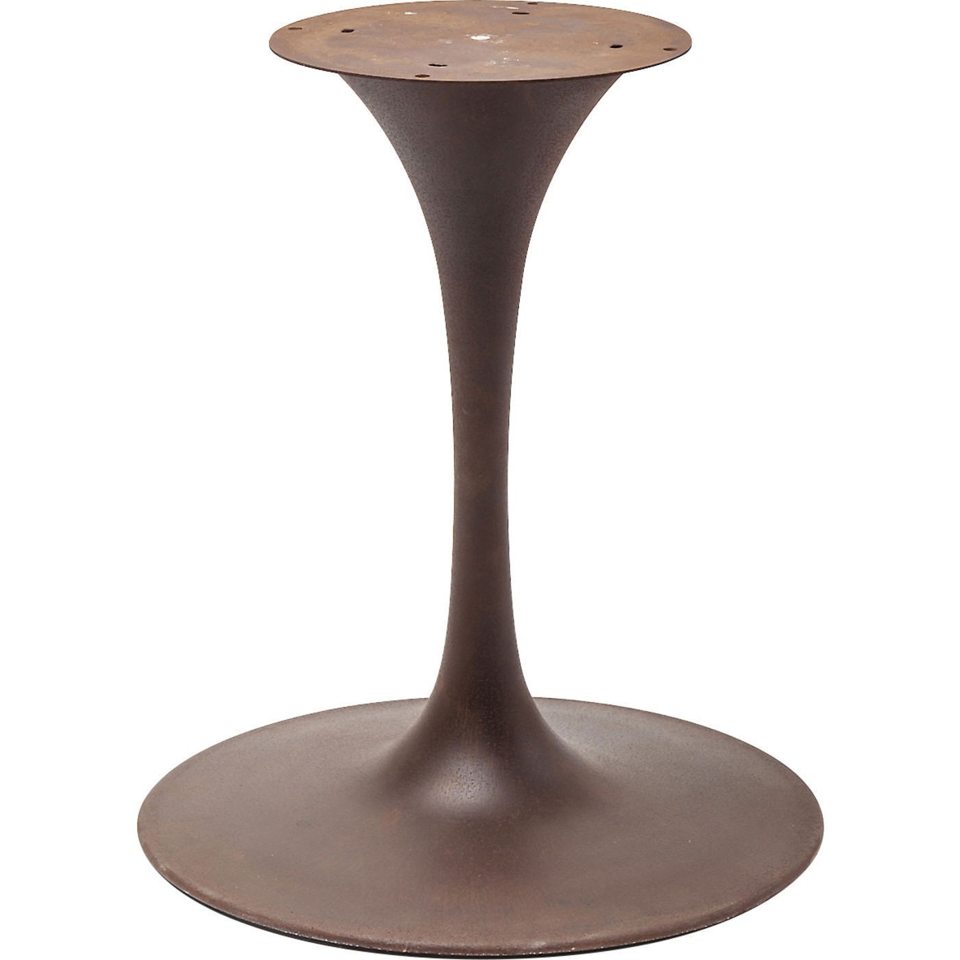 Table Invitation 120cm blanche & marron Kare Design