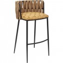 Tabouret de bar Cheerio jaune Kare Design