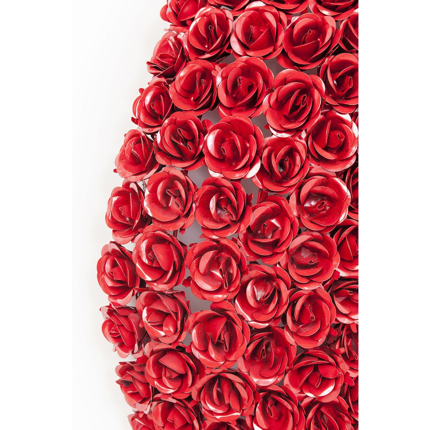Miroir roses rouges rond 100cm Kare Design