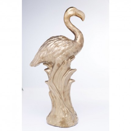 Déco flamant rose doré 57cm Kare Design