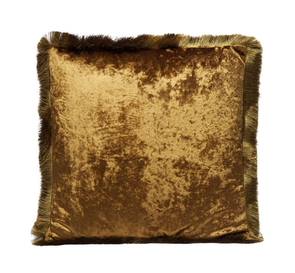 Coussin à franges Cannes 45x45cm jaune Kare Design Coussin à franges Cannes 45x45cm jaune Kare Design