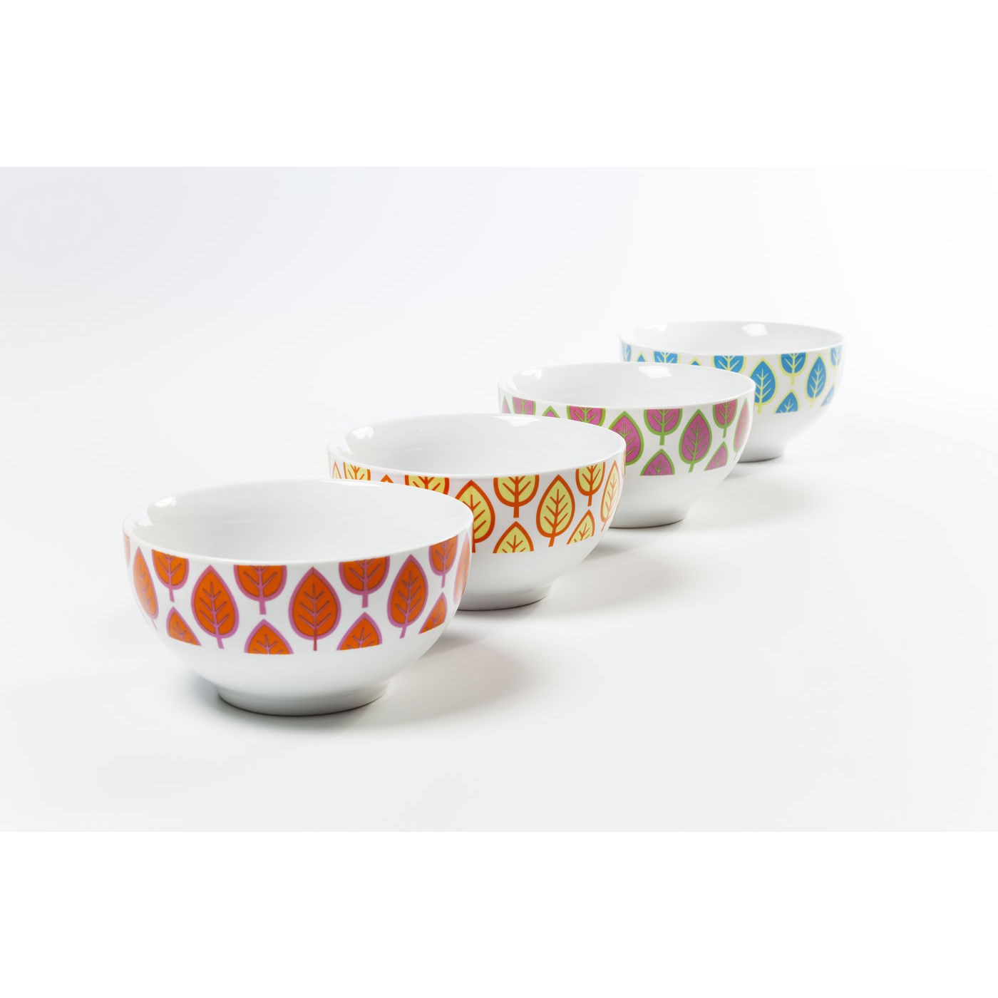 Bols feuilles set de 4 Kare Design