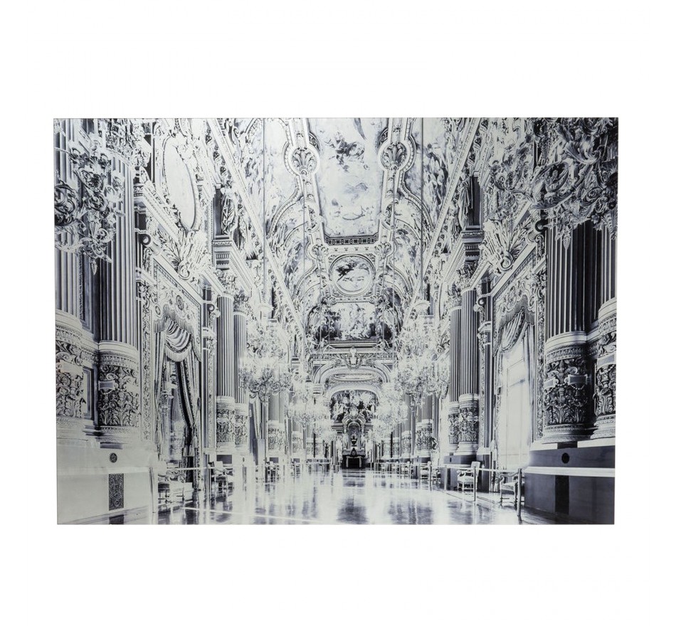 Tableau en verre Metallic Versailles 120x180cm Kare Design
