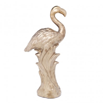 Déco flamant rose doré 57cm Kare Design