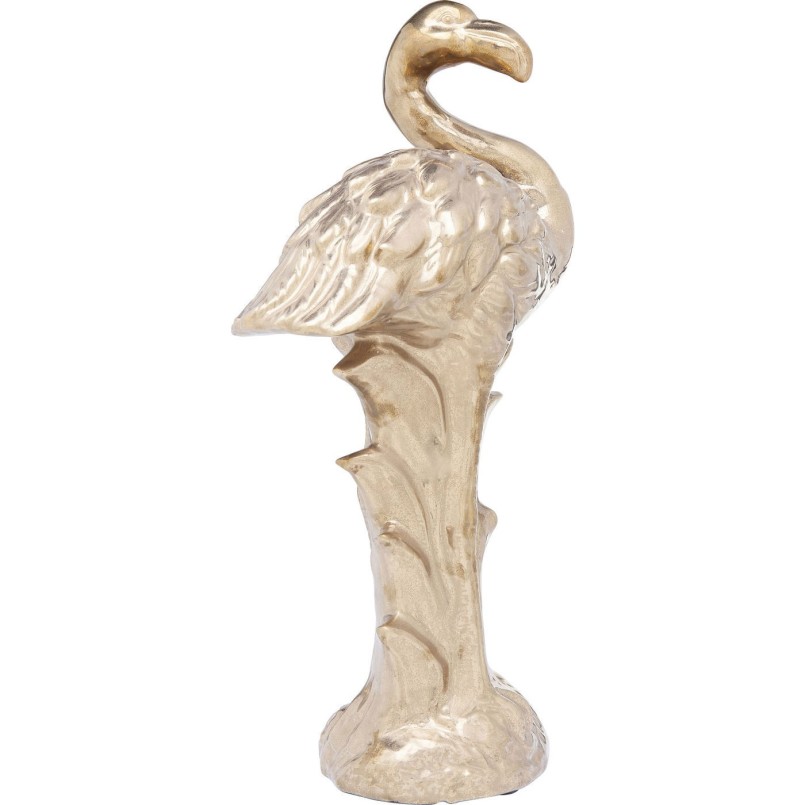 Déco Flamingo Front doré Kare Design