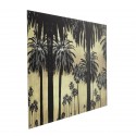Tableau en verre Metallic Palms120x180cm Kare Design