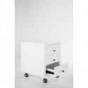 Caisson White Club 3 tiroirs Kare Design