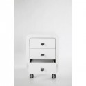 Caisson White Club 3 tiroirs Kare Design