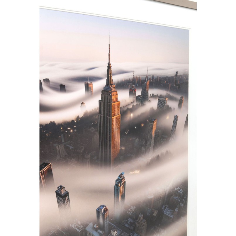 Tableau Frame New York tempête 90x100cm Kare Design