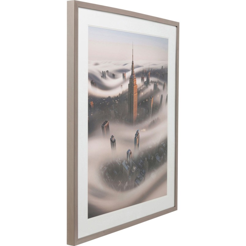 Tableau Frame New York tempête 90x100cm Kare Design