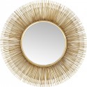 Miroir Sunburst doré 87cm Kare Design