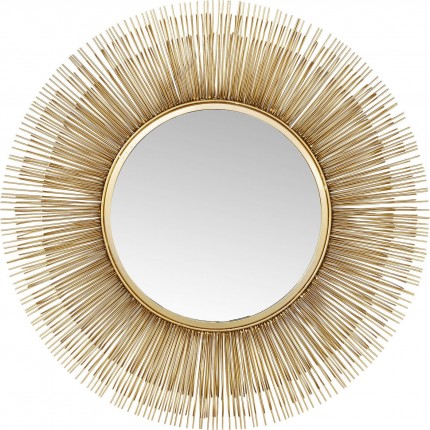 Miroir Sunburst doré 87cm Kare Design