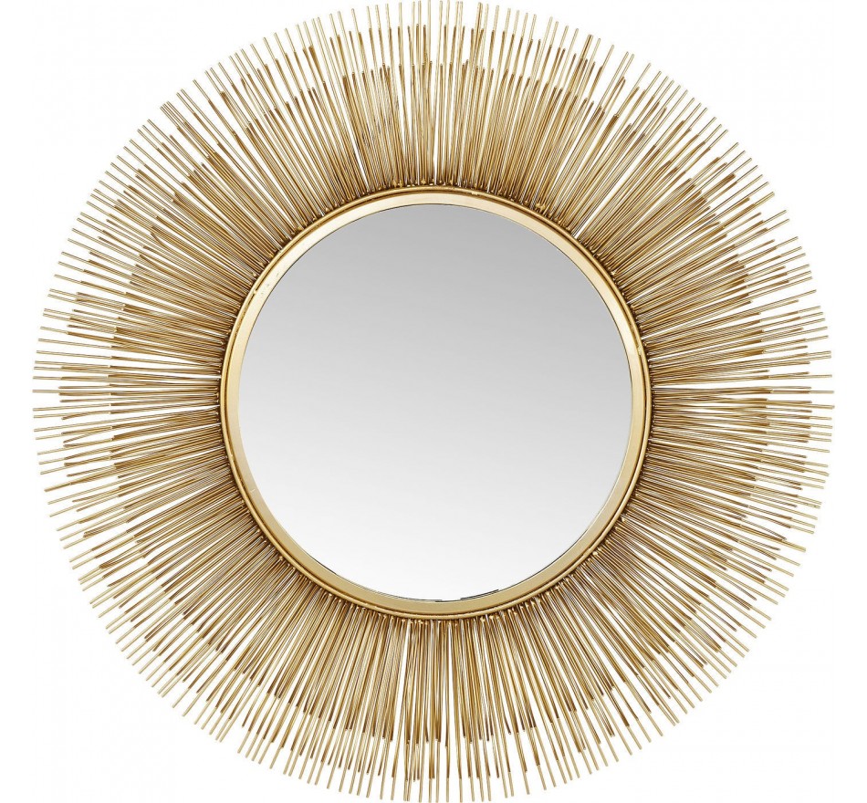 Miroir Sunburst doré 87cm Kare Design
